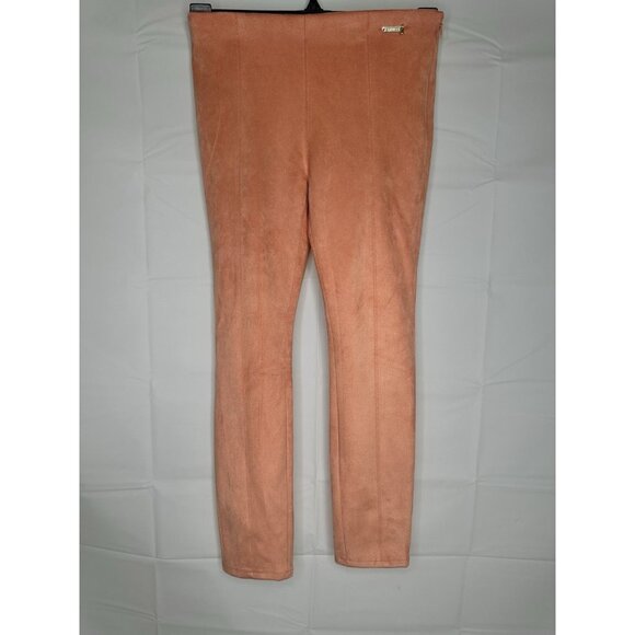 Guess Kids Girl Velvet Pull On Pants, Orange size 7 MSRP $49 - Picture 1 of 11